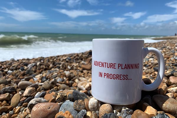 adventure planning mug