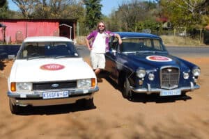 Standing Next to my Cortina & Wolseley