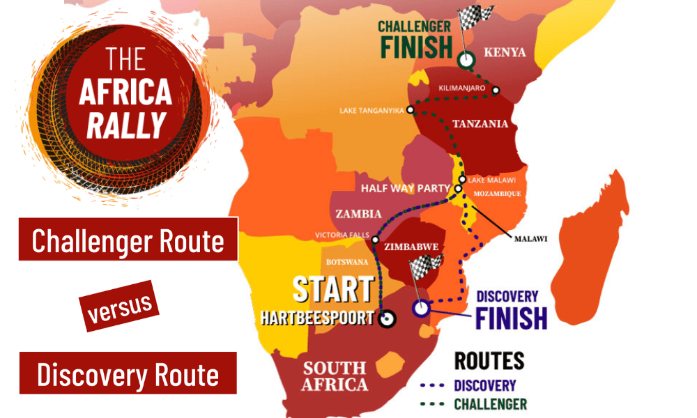 Challenger v Discovery – An Africa Rally Route Comparison
