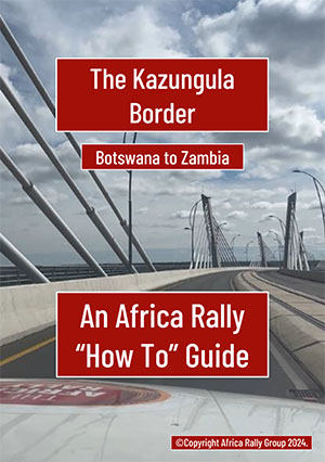 Africa Rally InfoGraphic Poster 2025 - Two Routes