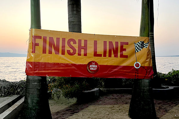 finish line banner finish line banner | Africa Rally 2025